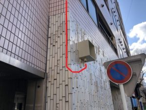 名古屋市東区のマンションにてエレベータ用電源線の改修電気工事NO.1
