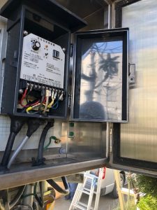 高圧設備～名古屋市港区の公共施設にてＳＯＧ（制御装置）の取替電気工事