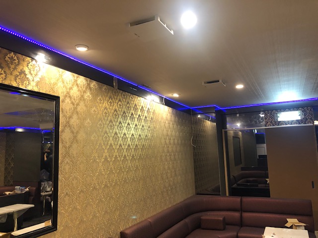 名古屋市中区　店舗内リフォームに伴う照明器具電気設備工事