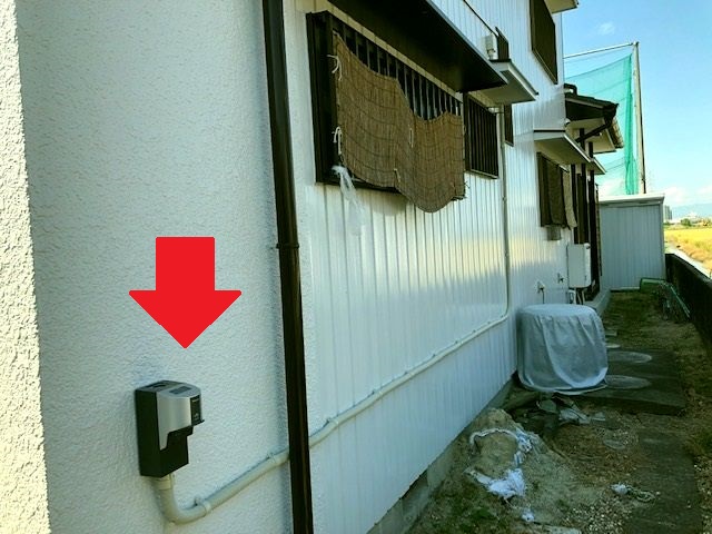 愛知県稲沢市　住宅用EVコンセント設置の電気設備工事
